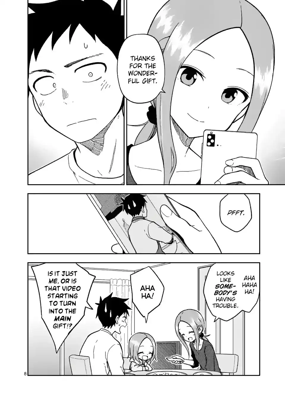 Karakai Jouzu no (Moto) Takagi-san Chapter 178 8